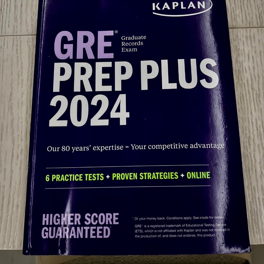 GRE prep book 2024